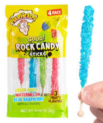 Warheads - Sour Rock Candy Sticks (US)