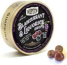 Simpkins - Blackcurrant & Liquorice Drops (UK)