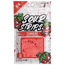 Sour Strips - Strawberry (US)