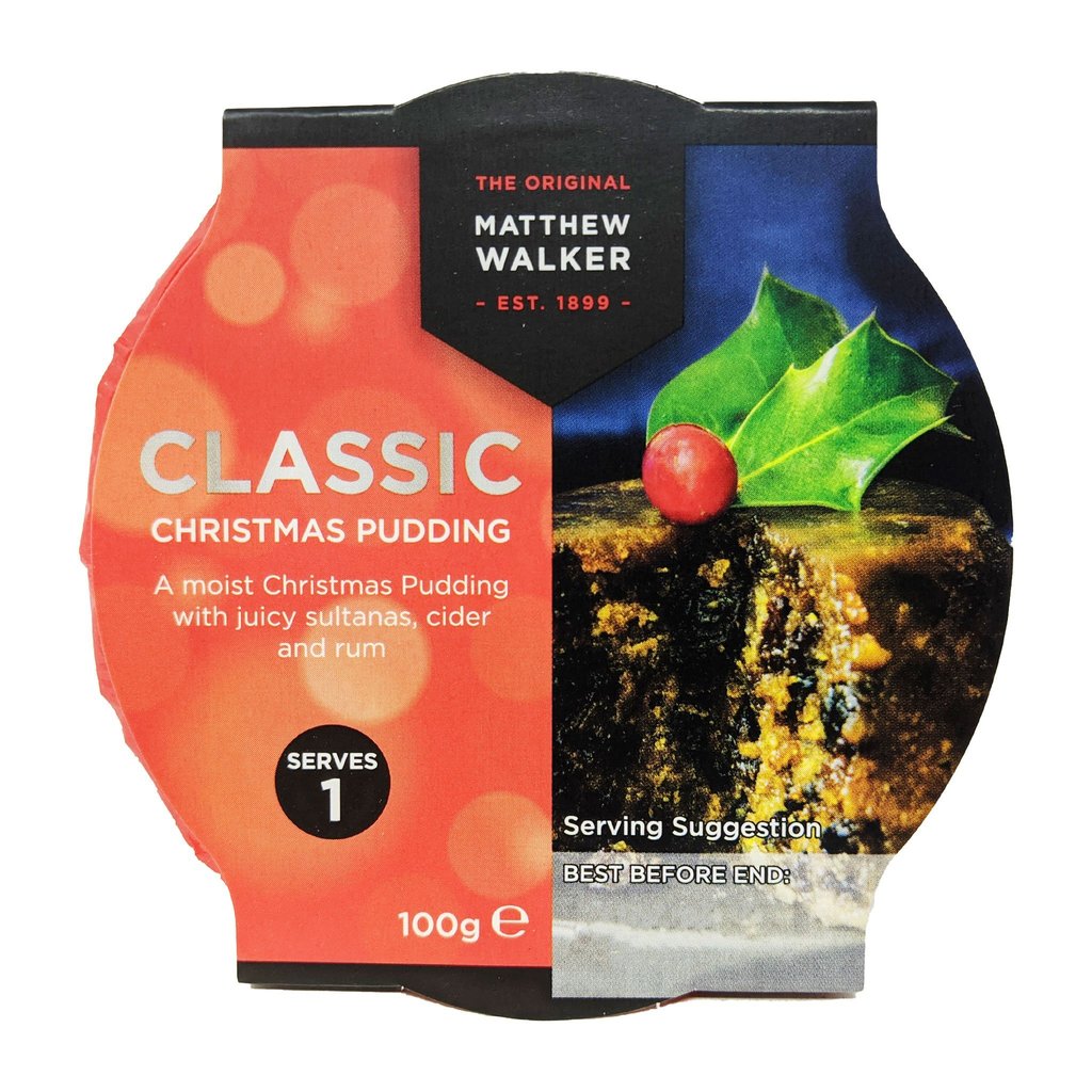 XMAS - Matthew Walker Classic Christmas Pudding - 100g